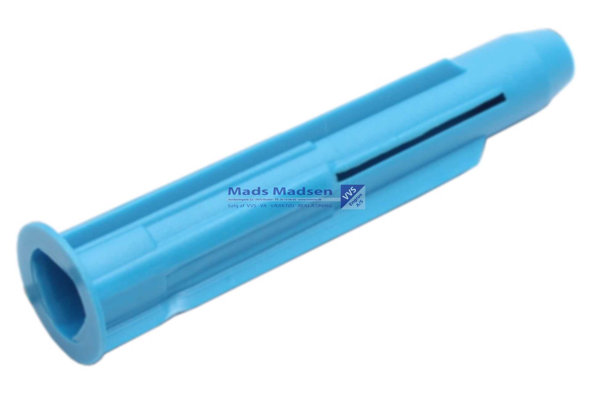 Expandet LET Roset BLÅ 8 x 55 2 LAG GIPS 50 stk/pk