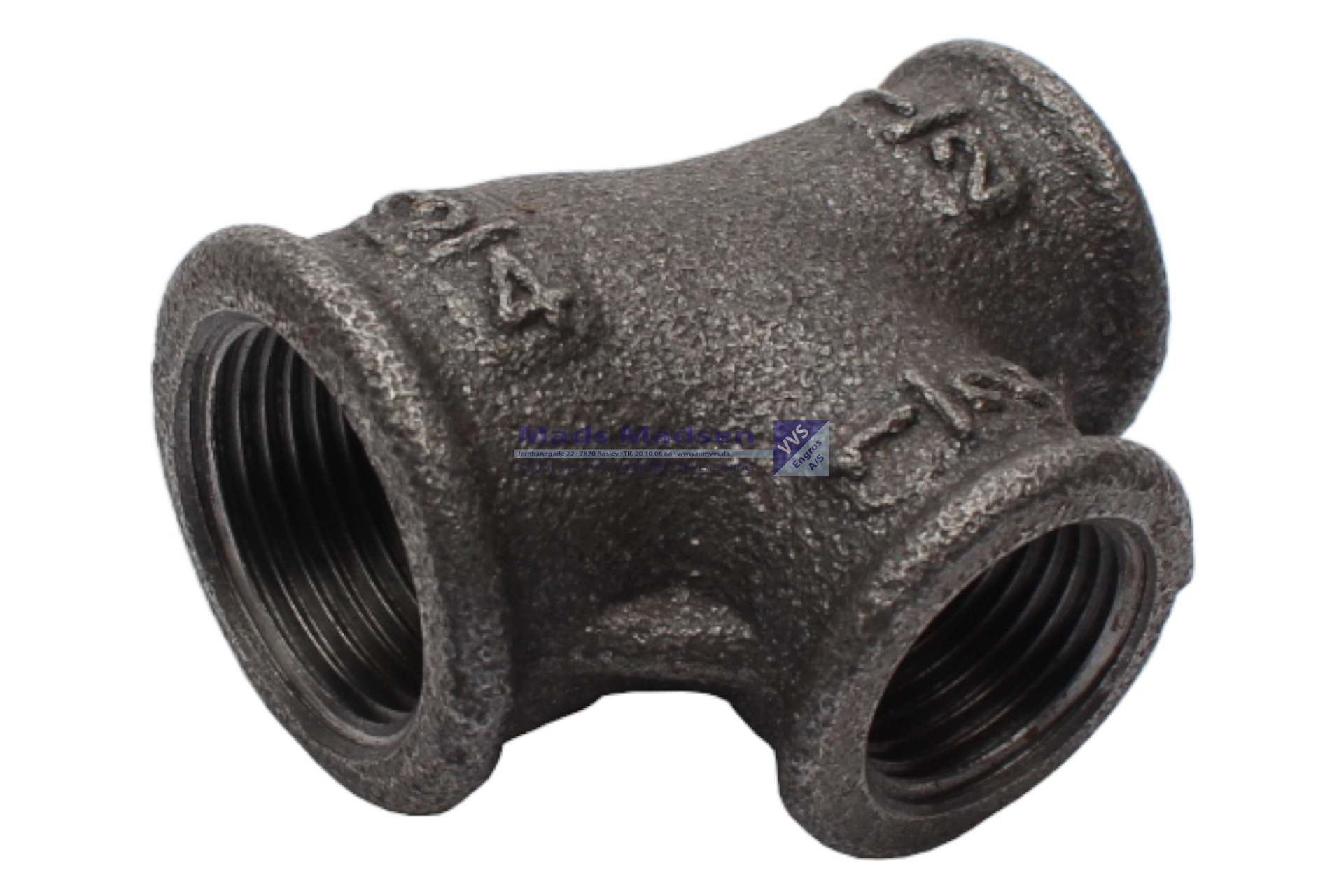 1 1/4" x 1" x 3/4" sort tee