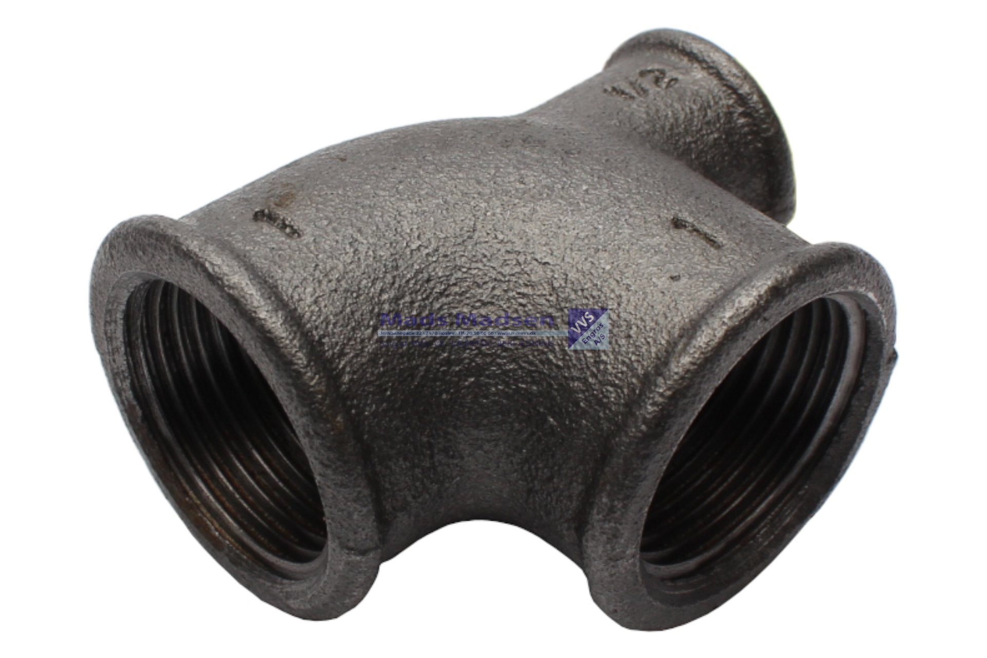 1 1/4" x 1 1/4" x 3/4" sort tee