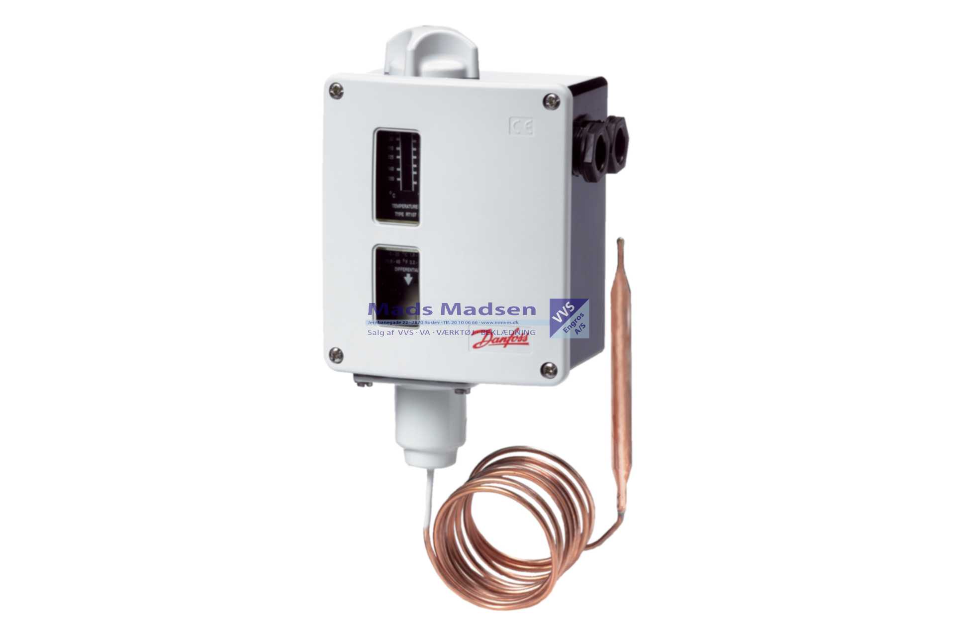 Danfoss termostat RT 107 70-150gr 017-513666 MAX/RESET