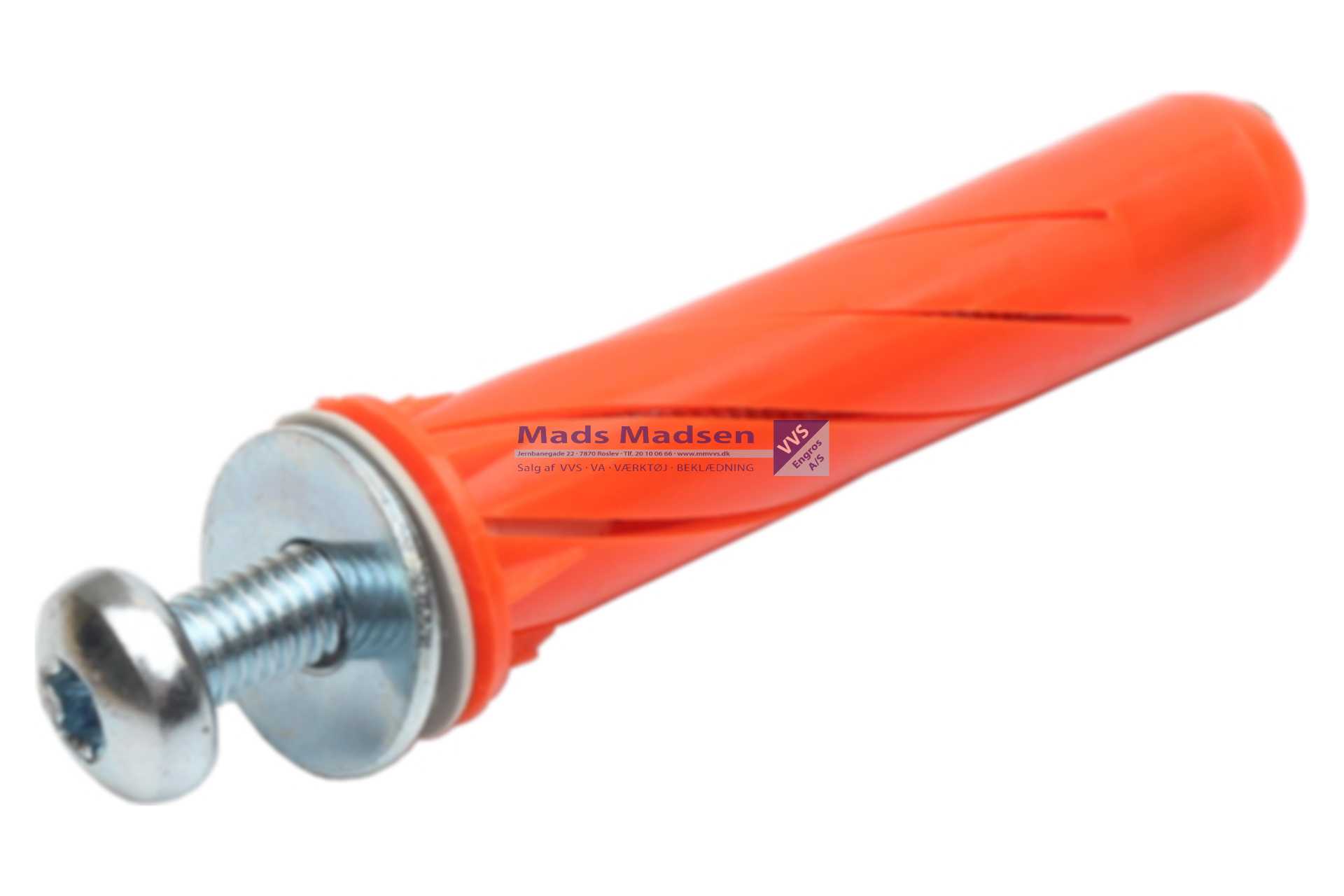 Tillex Roset 10 x 49/80mm RØD PANH 1 LAG GIPS 25 stk/pk