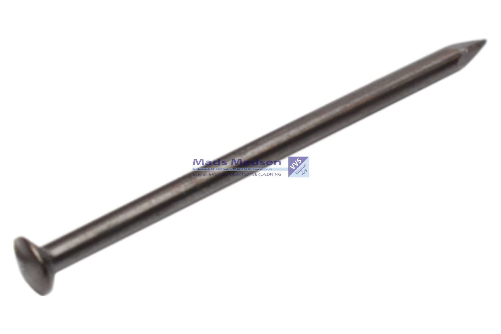 Stålsøm 2 x 23mm blå hærdet á 100 stk
