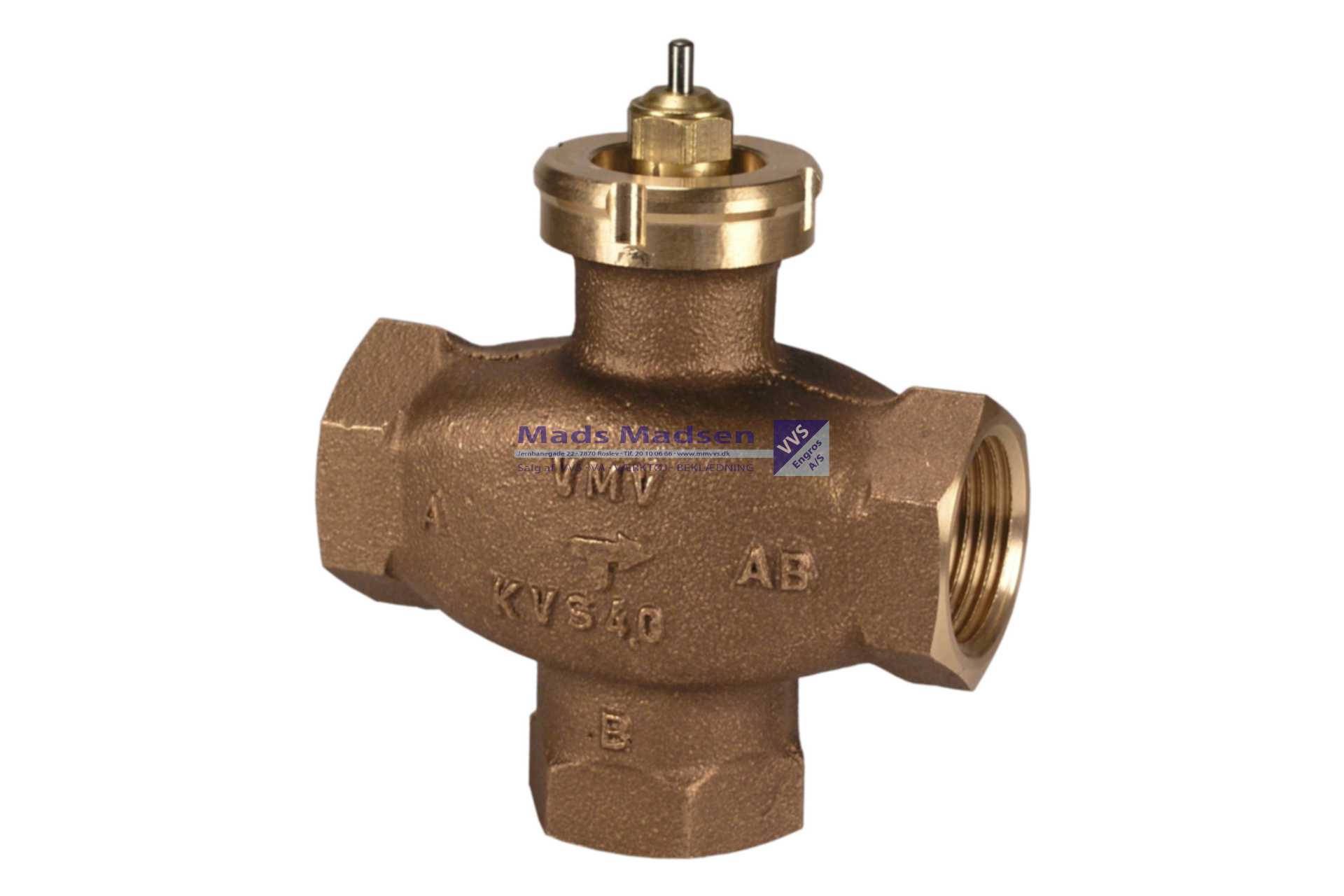 3/4" Danfoss VMV ventil 3-vejs