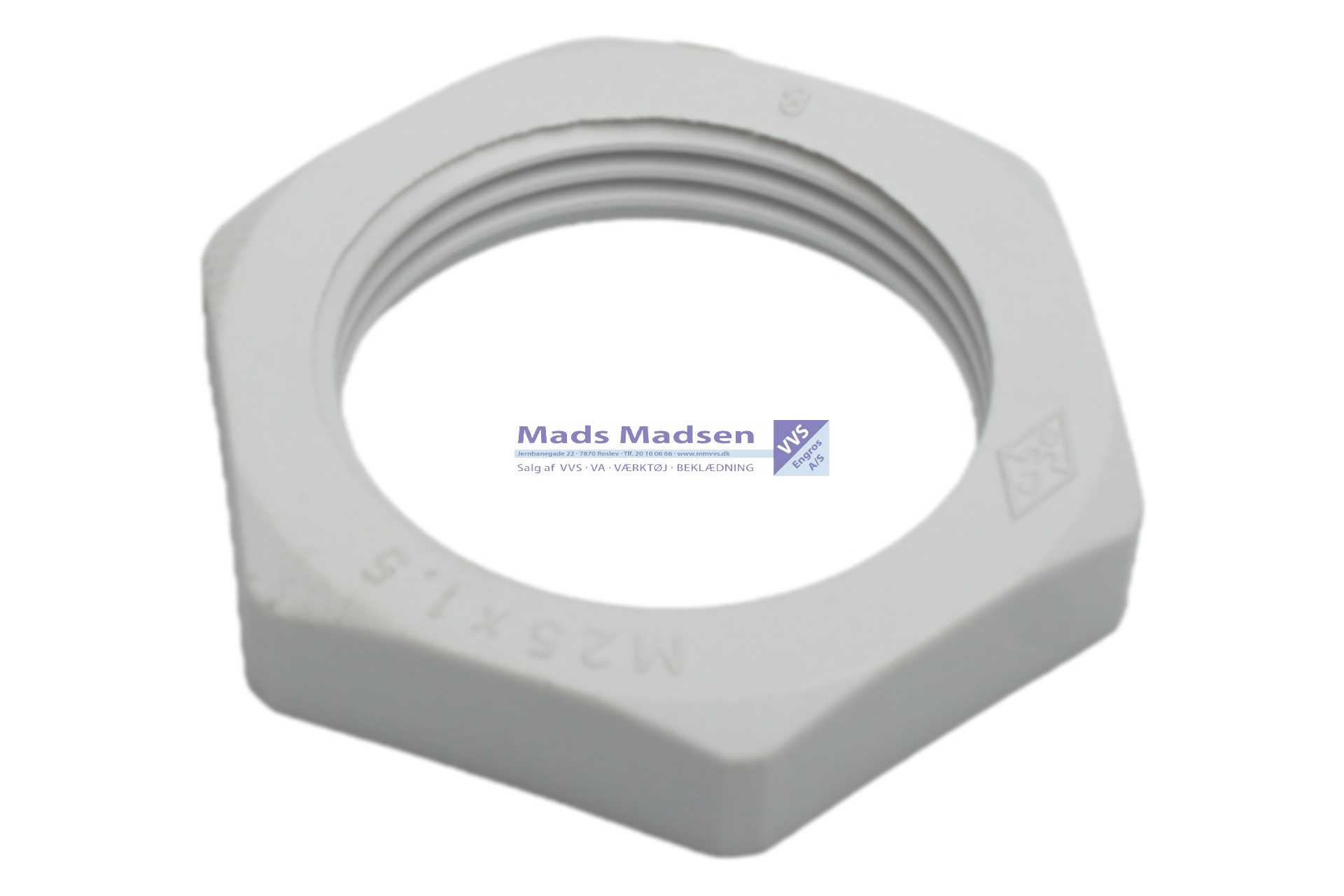 Plastmøtrik M32 x 1,5 13-21mm kabel