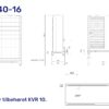 Vølund F2040 varmepumpe luft/vand 4-16 KW (ydelse v/-7/45° = 12,5 KW) m/frekvensregulerende kompressorer (1 face - kræver 25amp - HP/FI relæ) 064108 (S) - Image 2