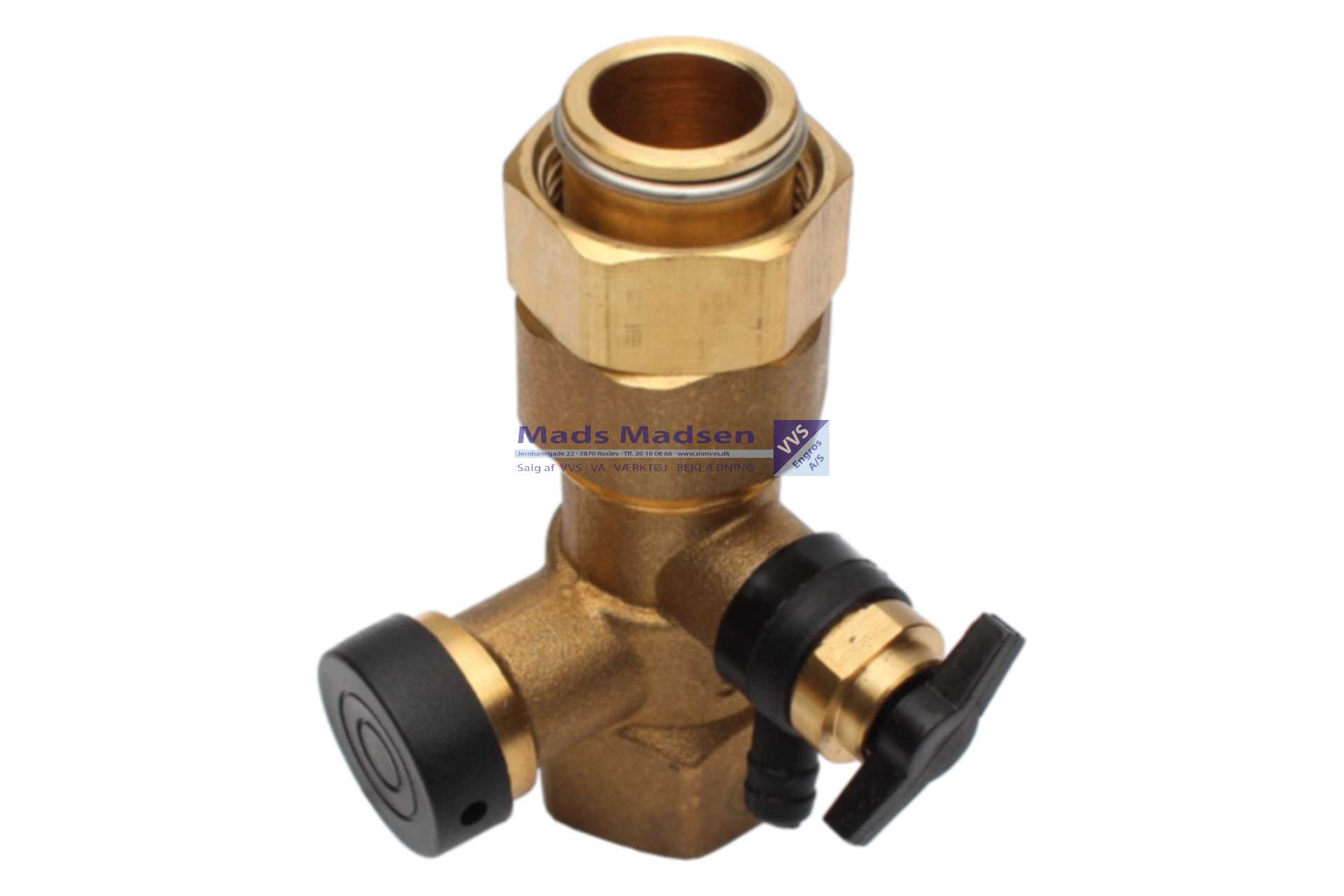 3/4" OEG lukke-& aftapsventil f/trykekspansion