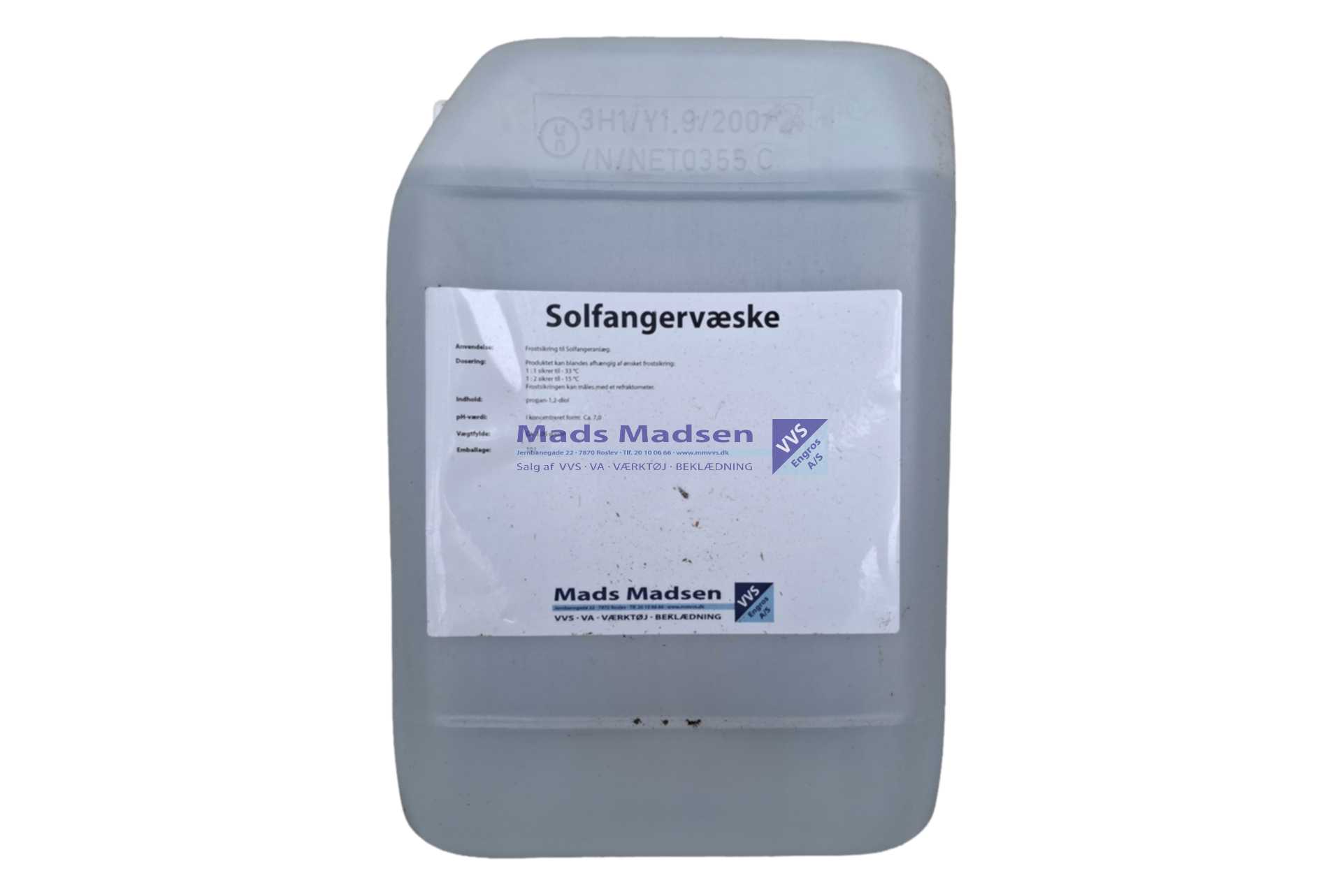 Solfangervæske á 10 ltr. 100% Propylenglycol