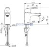 Oras Safira krom hdv.batteri fremspring 107mm 1010F - Image 2