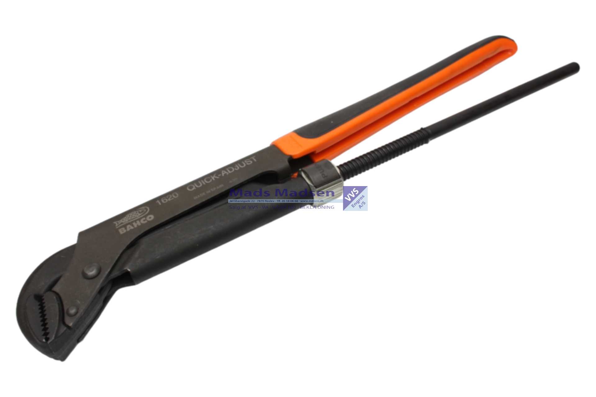 Rørtang Bahco Ergo 1620 Quick-Adjust 1 1/2" *NETTOPRIS*