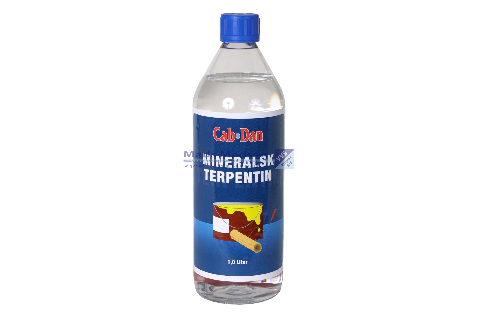Mineralsk Terpentin 1 L - UN 1300 - Farekl. 3 - RØD