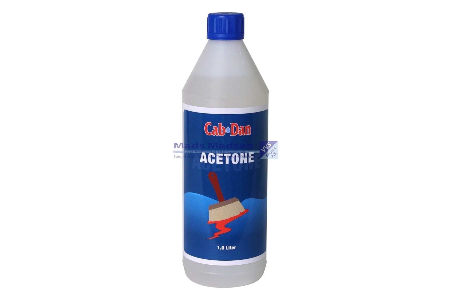 Acetone 1 L - UN 1090 - Farekl. 3 - RØD