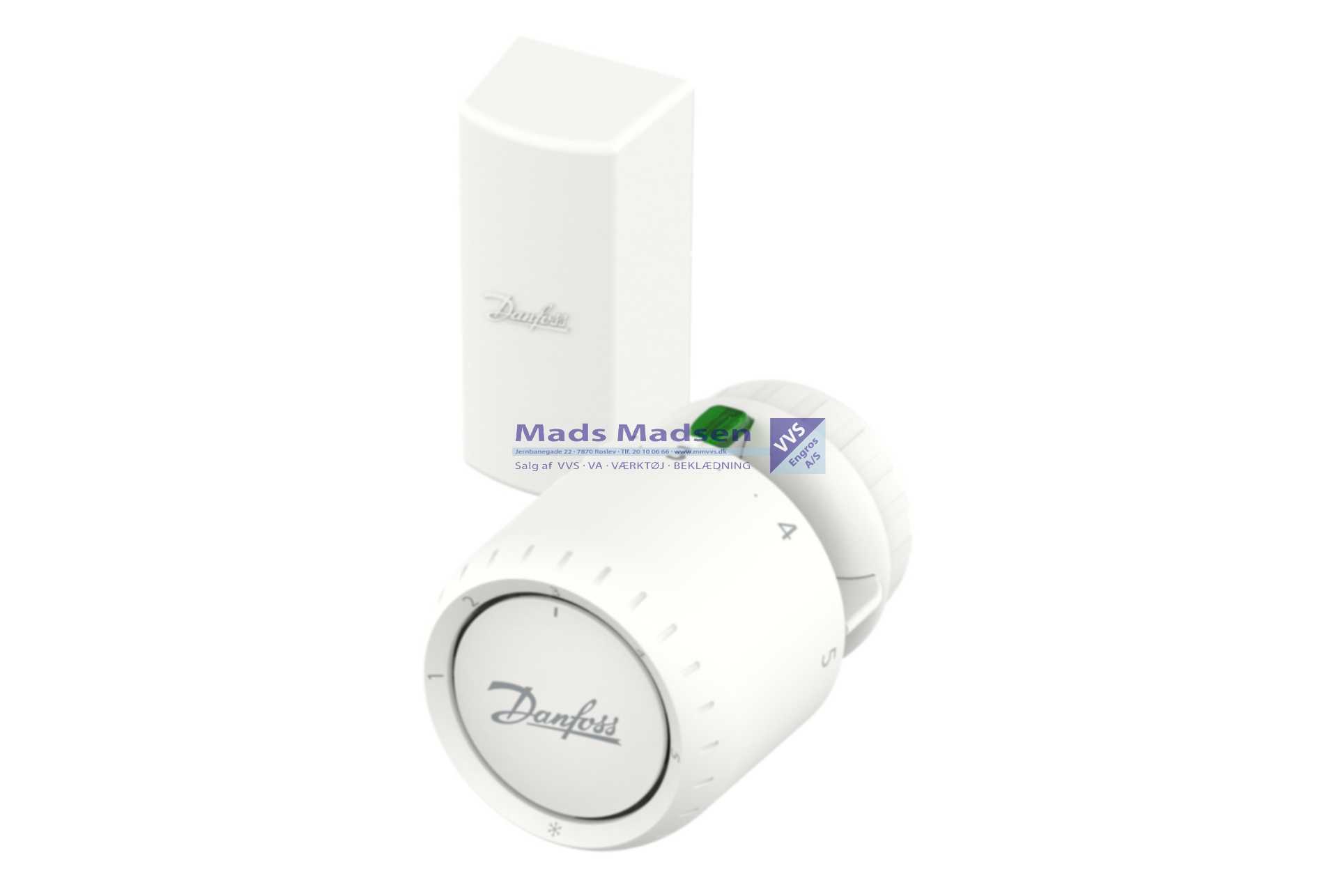 Danfoss AVEO fjernføler 7-26° RA m/ 2mtr kapillarrør 015G4092