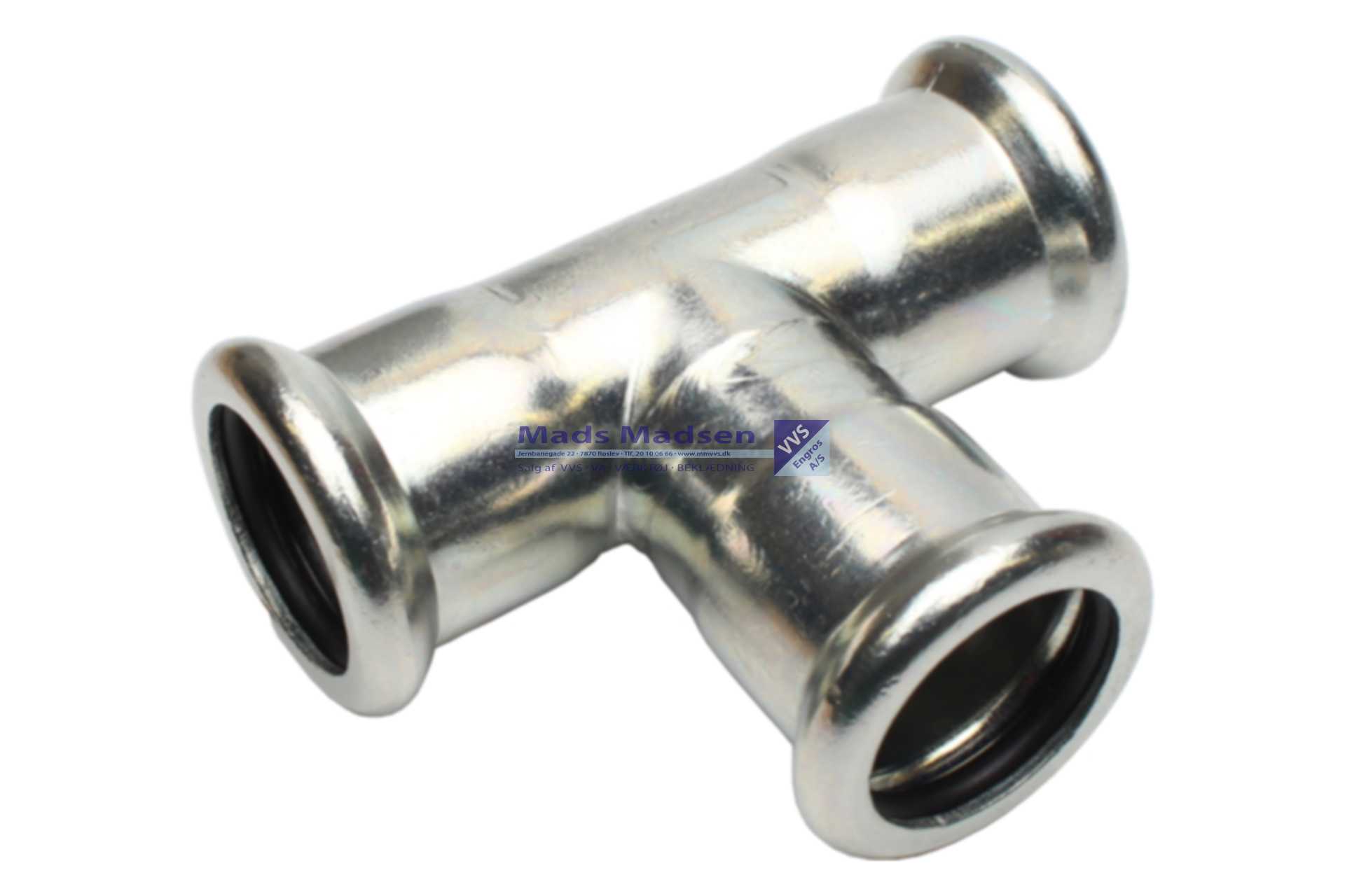 18mm RacMet galv. pres tee pm/pm/pm M-bakke