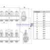 APE GV-unit m/flowmåler 4-rum eksl. Omløbersæt & endestykke - FLOWMÅLER PÅ FREMLØB - Image 2