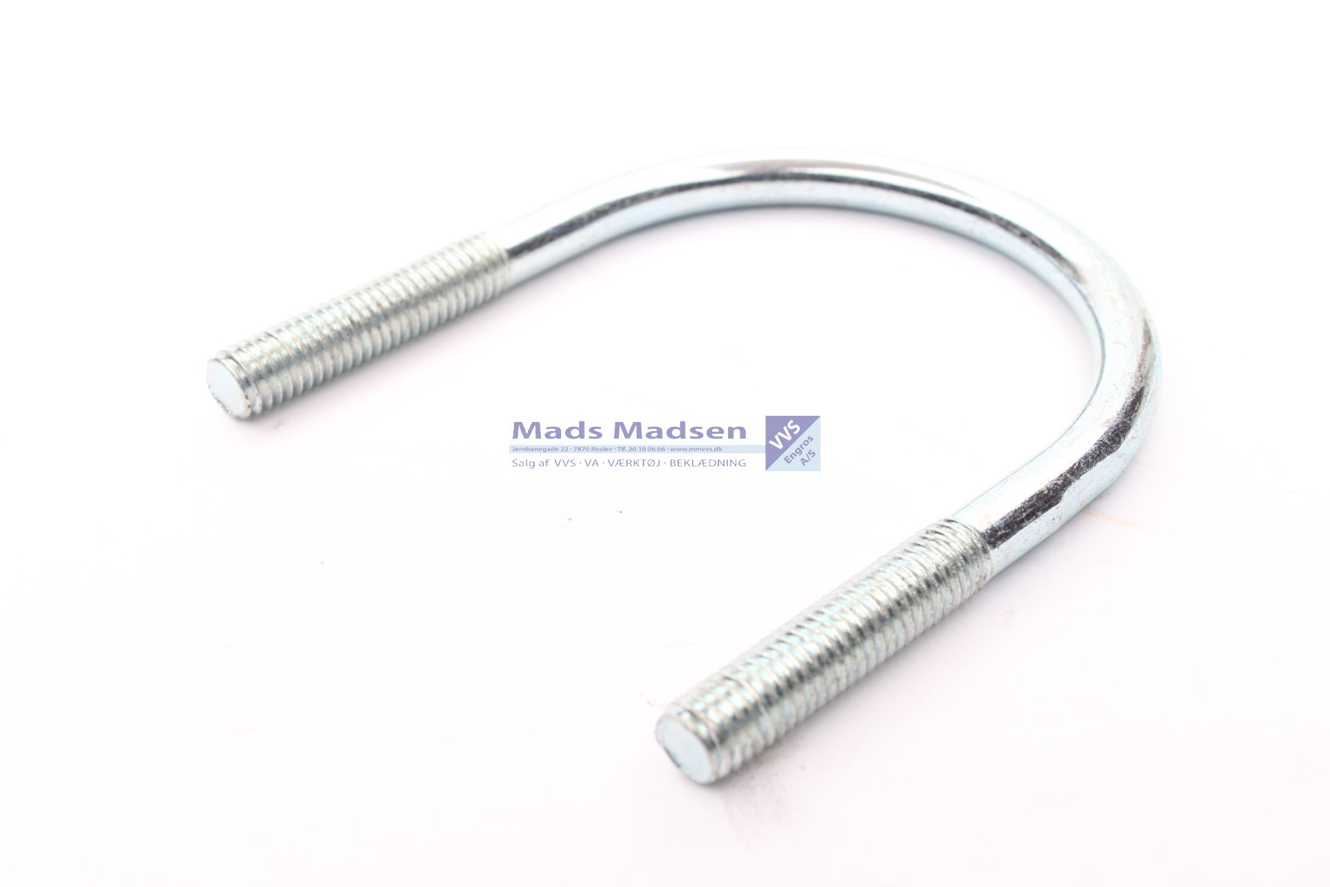U-bøjle FZB 1 1/2" M8x85x57x40 indv.lgd. 70mm