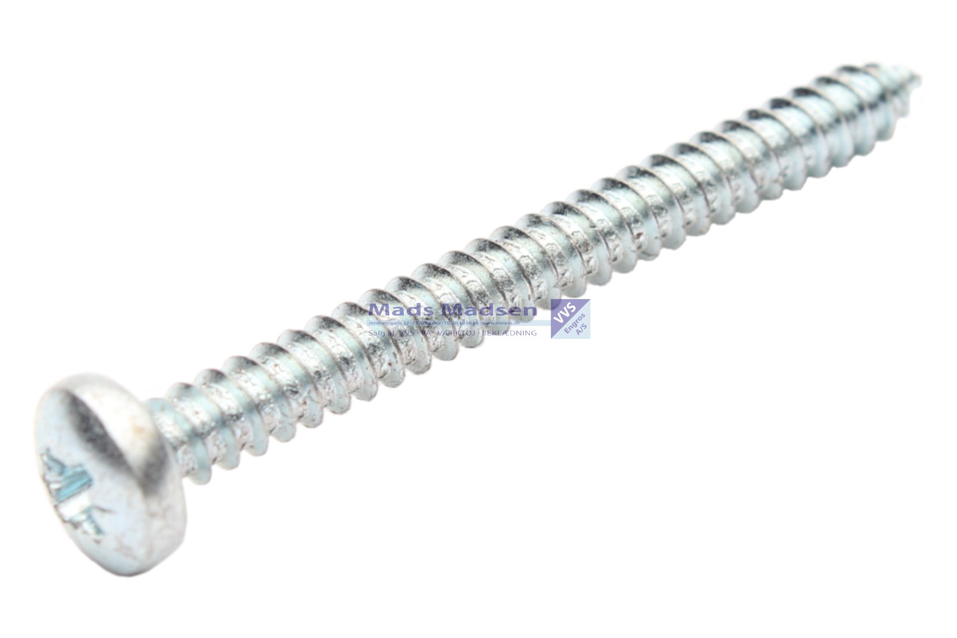 4,8 x 13 Pladeskrue DIN 7981C FZB PH PZ 500 stk/pk