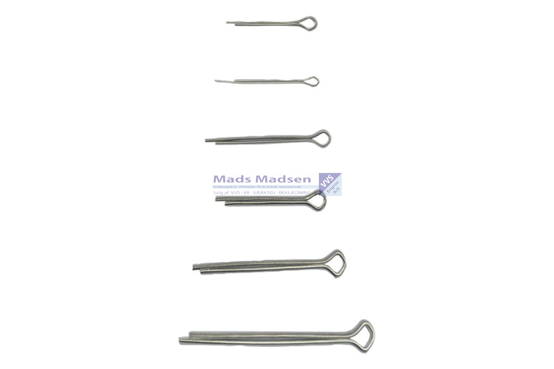 BGS Splitsortiment 1,6 - 4,0 mm 555 dele *NETTOPRIS*