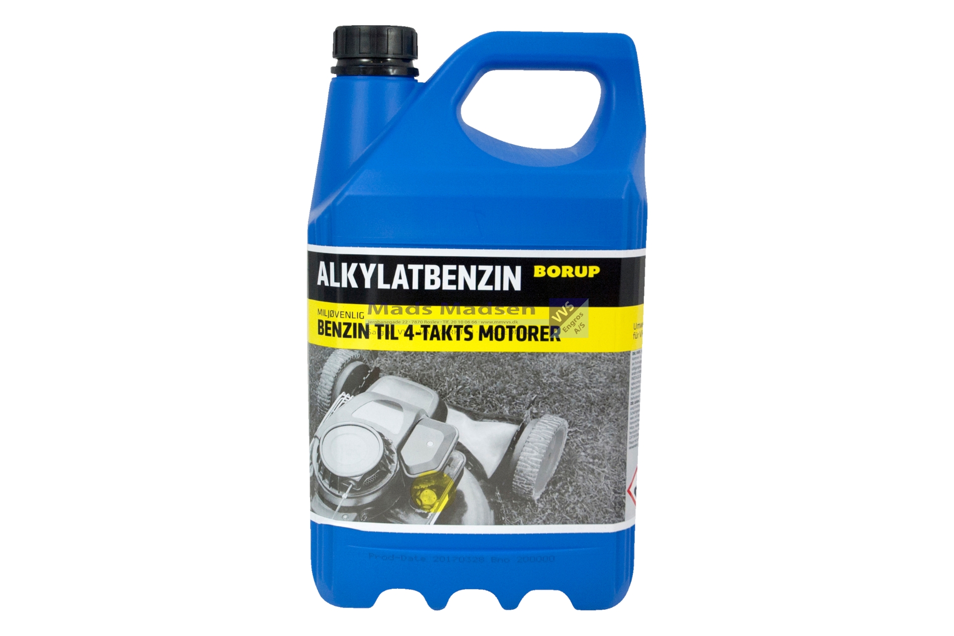 Alkylat Miljøbenzin BLÅ 4 Takt á 5 ltr (incl. miljøafgift 24,25 kr.)