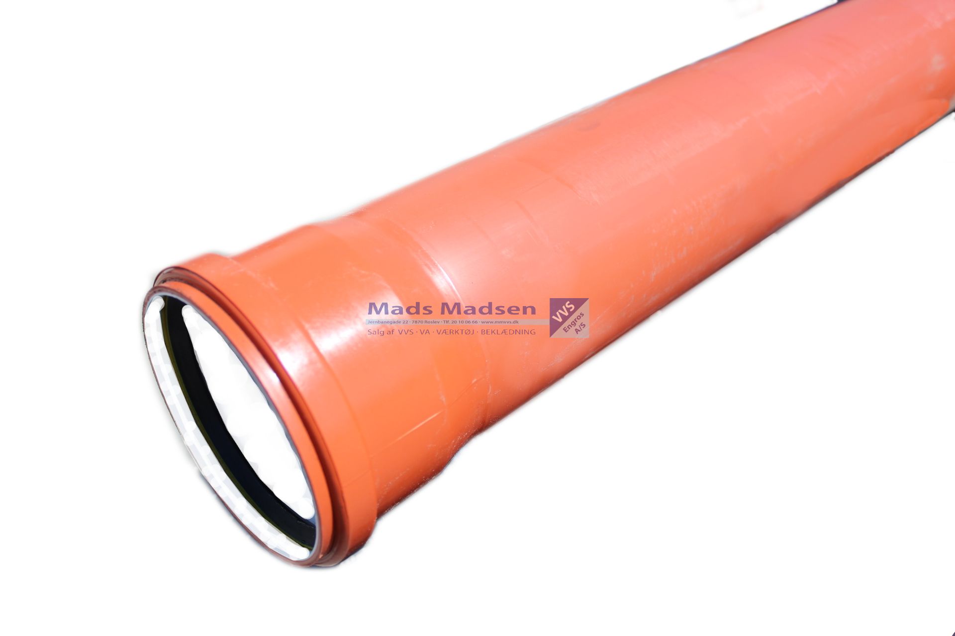 160 x 3000mm Kaczmarek PP kloakrør SN8 EN 13476 35 stk/bdt