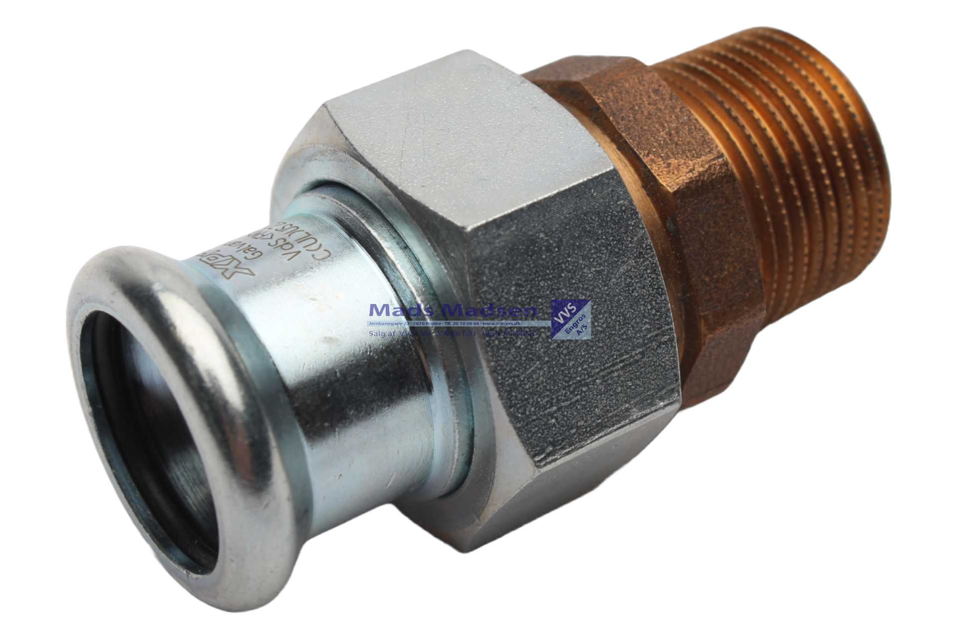 28mm x 1" RacMet galv pres overg pn/n M-bakke