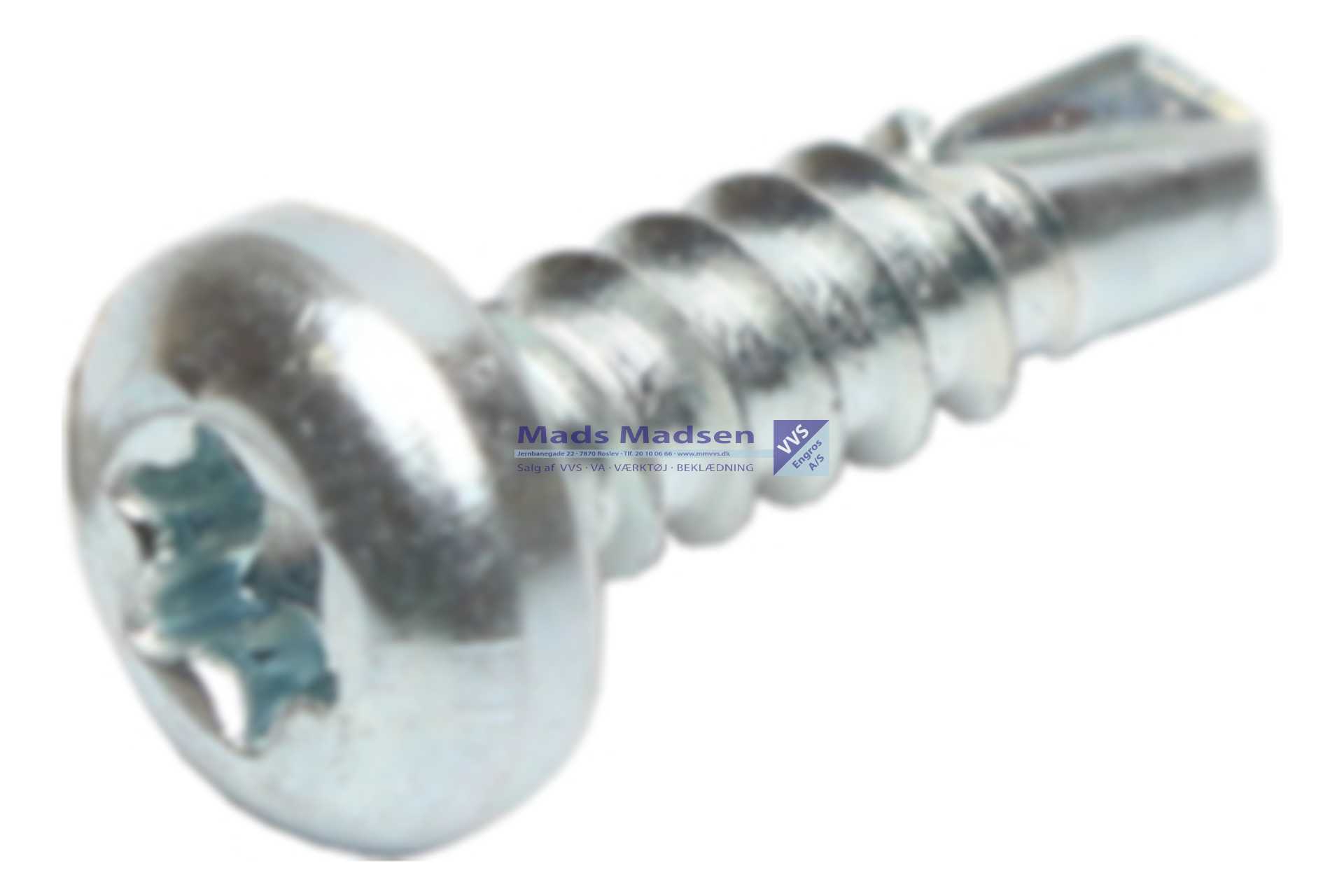 3,5 x 13 Boreskrue DIN 7504N FZB PH Torx 1000 stk/pk