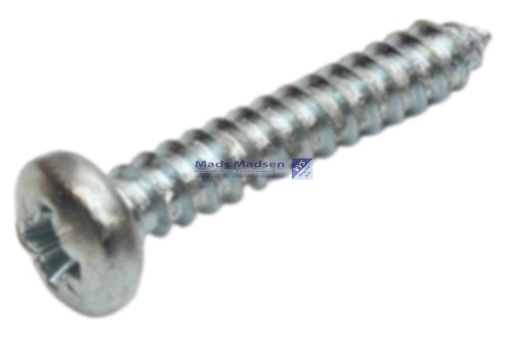 4,2 x 25 Pladeskrue DIN 7981C FZB PH PZ 500 stk/pk