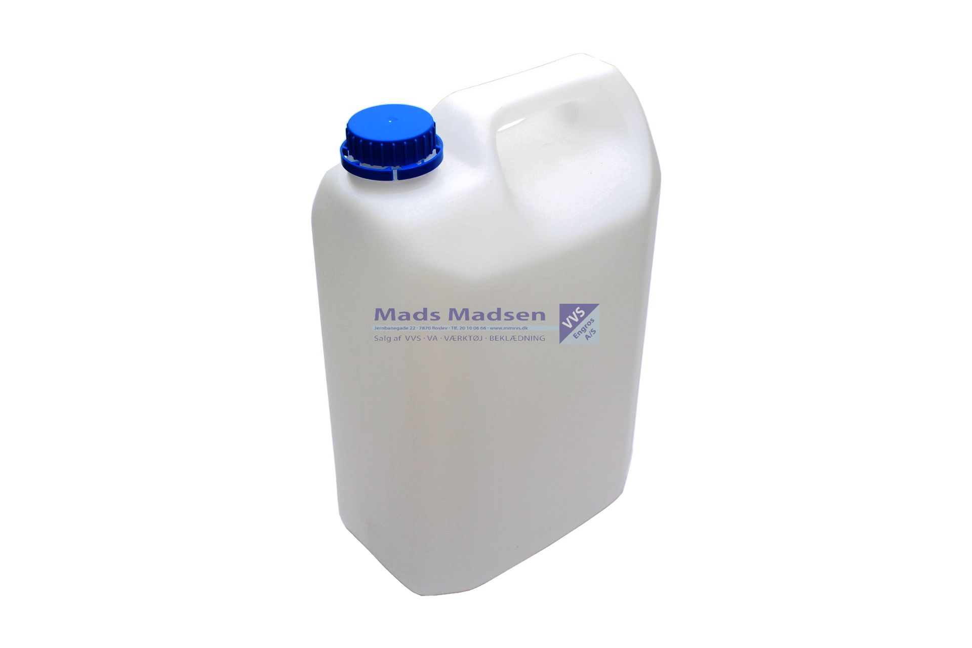 5 ltr. PVC Plastdunk med skruelåg