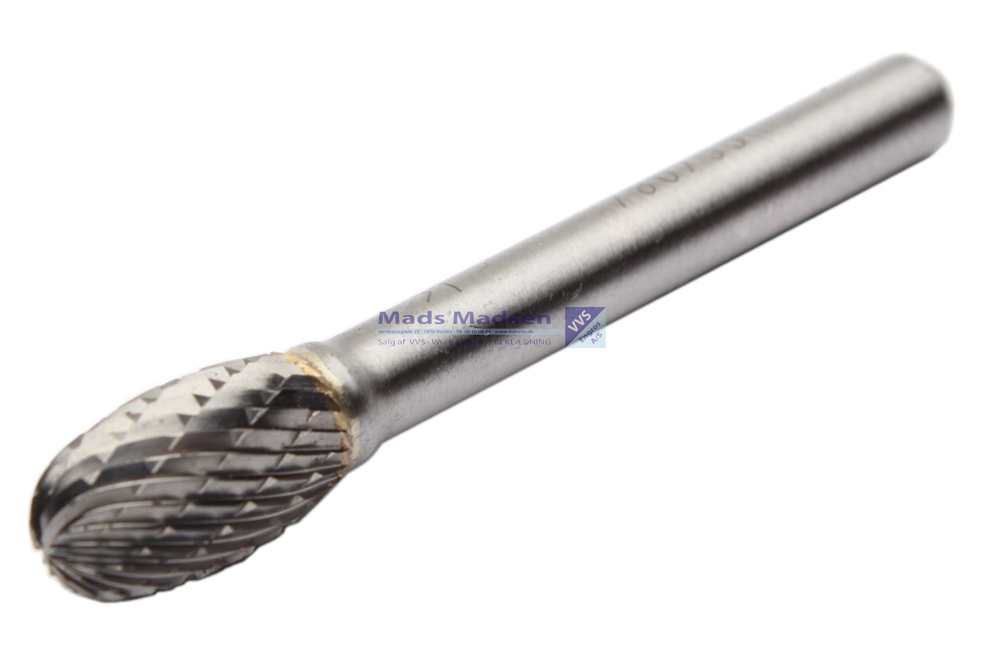 HM Roterende fil 6 x 10 x 25mm Type E Ovalformet D1022