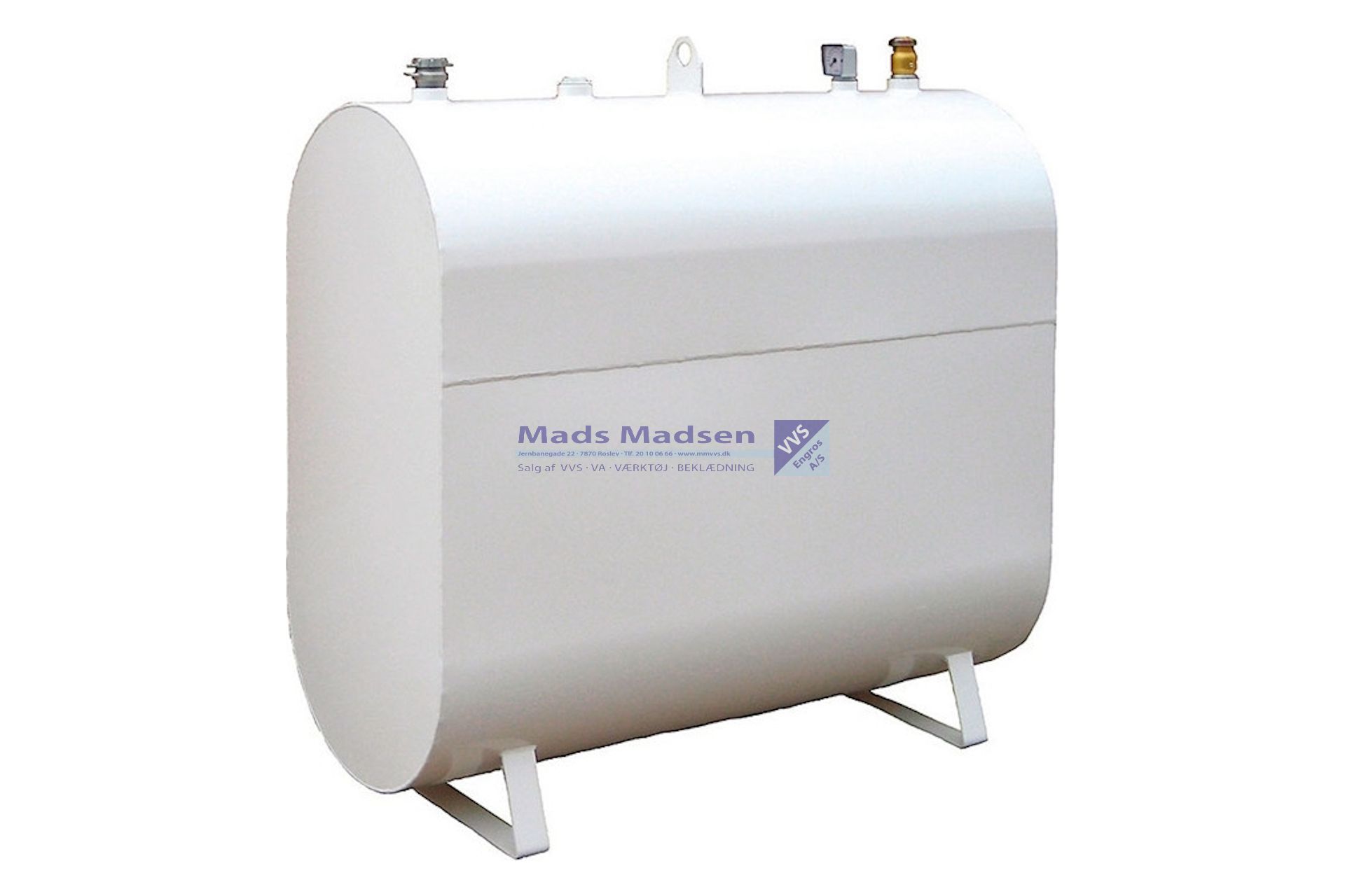 1200 ltr. oval olietank m/anode udendørs C3 inkl. dæksel og tankmåler (S)