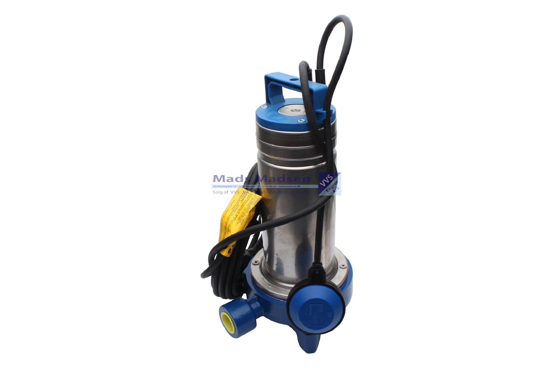 Flygt Dxgm 25-11 spildevandspumpe m/kniv & niveavippe indv.2" 230v 1,1kw