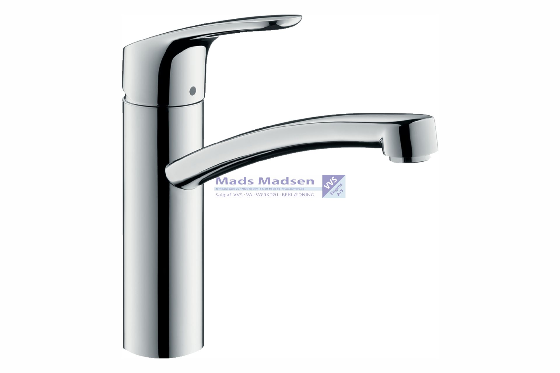 HansGrohe Focus 160 krom køk.batteri L-tud fremspring 220mm