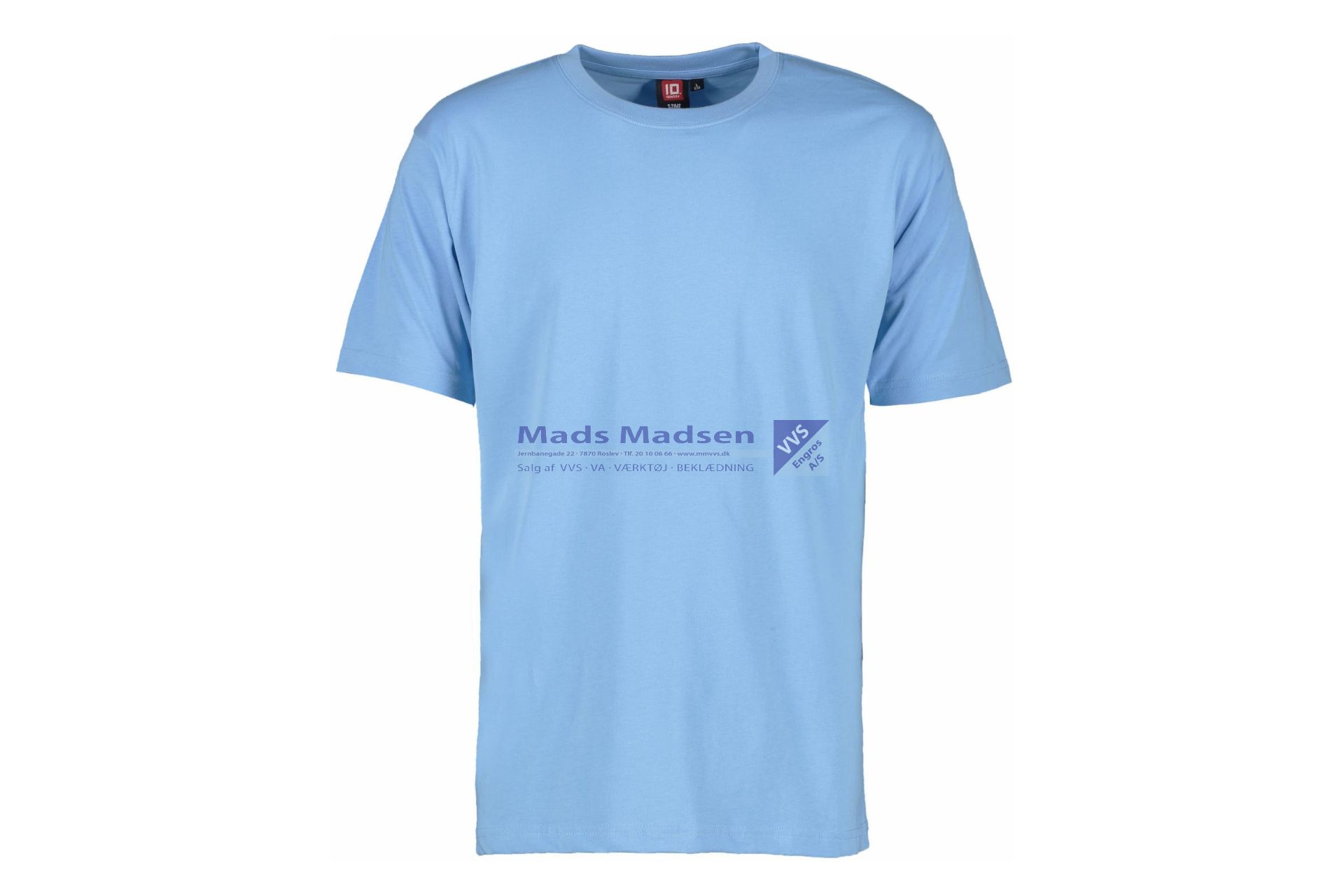 T-Shirt  0510 Lyseblå Str. M *NETTOPRIS* (S)