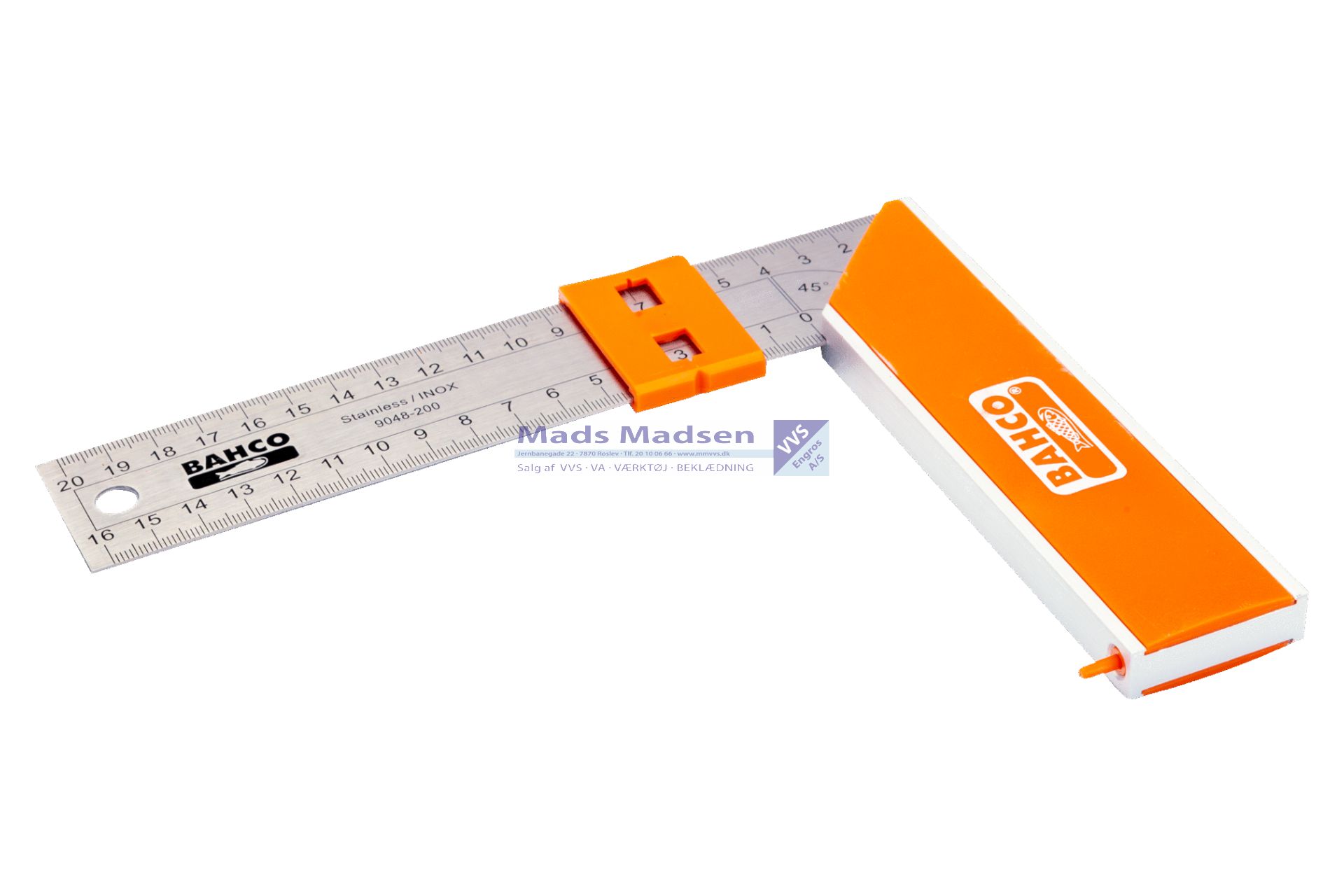 Ansatsvinkel Bahco 9045-B-250mm *NETTOPRIS*