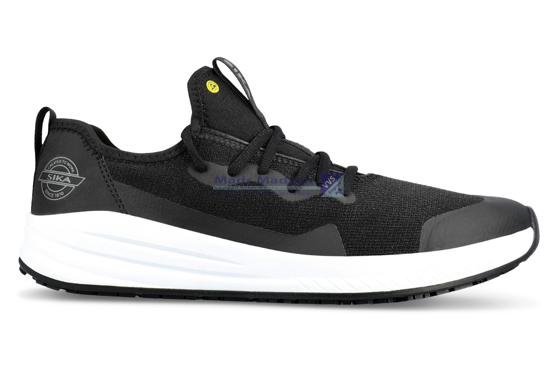 Sika arbejdssko sneakers LIFE 403211 sort str. 41 *NETTOPRIS*
