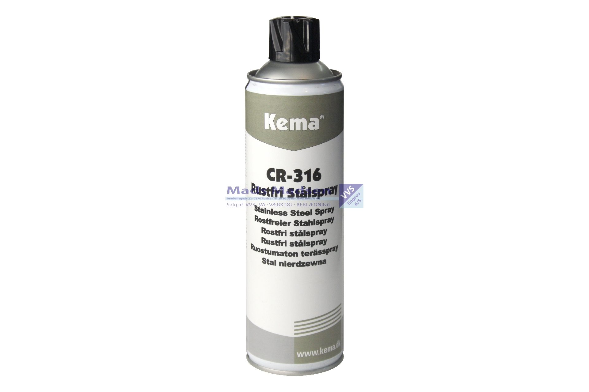 Kema Rustfri Stålspray CR-316 á 500 ml.