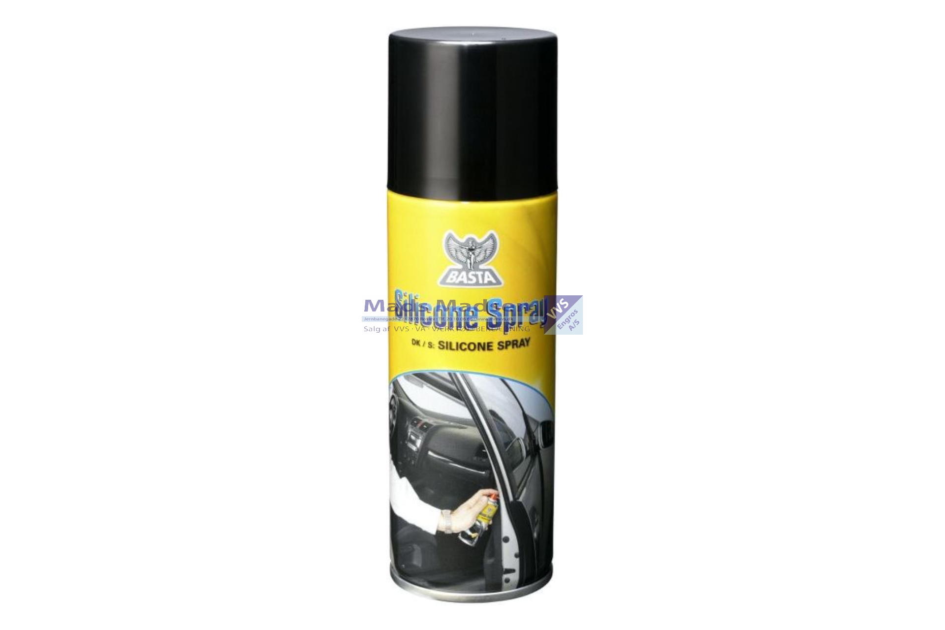Basta Siliconespray - UN 1950 - Farekl. 2 - RØD
