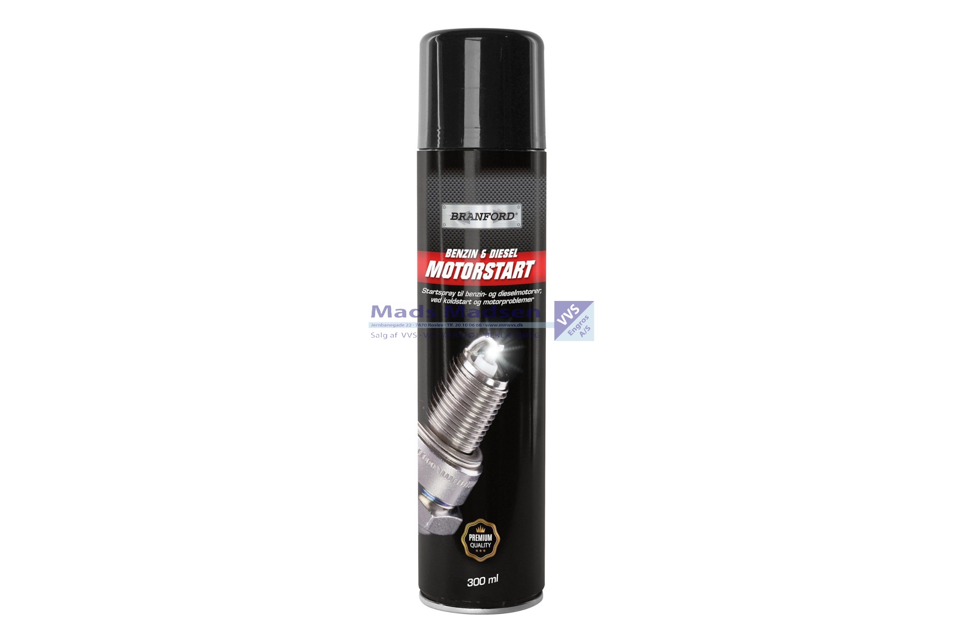 Diesel/benzin Start spray á 300 ml. XXX