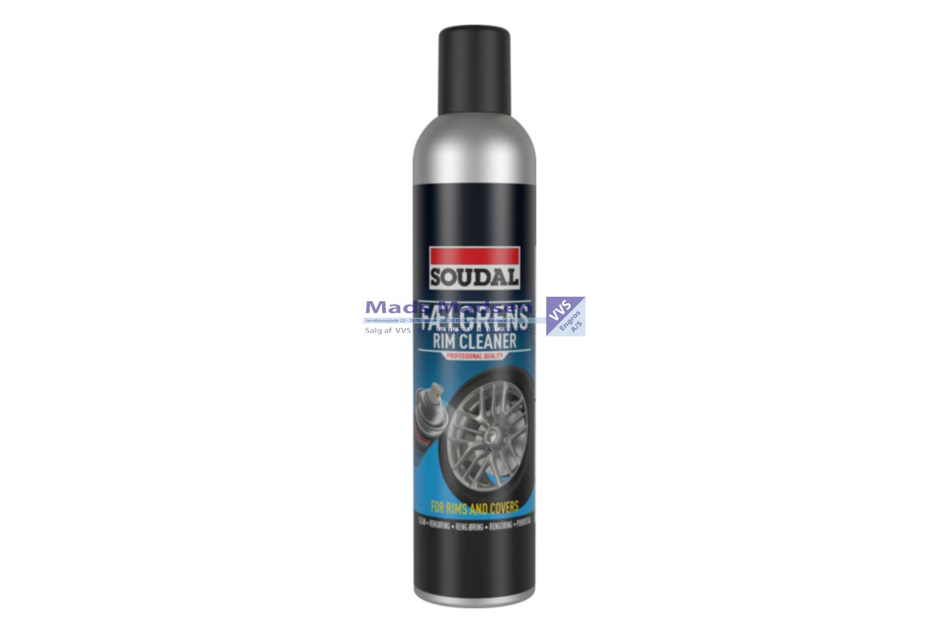 Soudal fælgrens spray á 400ml 12 stk/krt