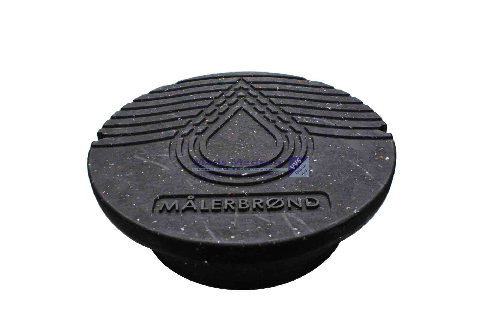 Ø400mm isoleret låg f/vandmålerbrønd (belastning 1000kg ved brug af karm 145972706)