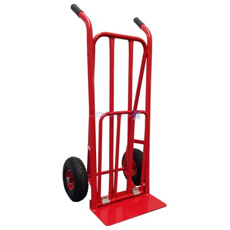 Sprehn Sækkevogn m/ udfaldsramme og 300/4 x 2 lg. luftgummihjul m/ kuglelejer Max. 200 kg *NETTOPRIS*