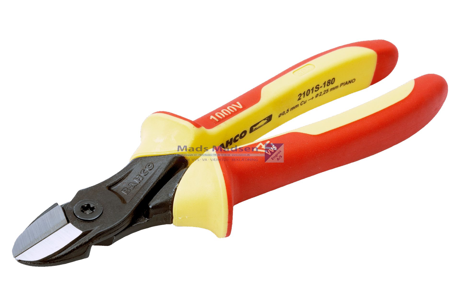 Sidebidetang 1000V Bahco 2101S-160mm *NETTOPRIS*