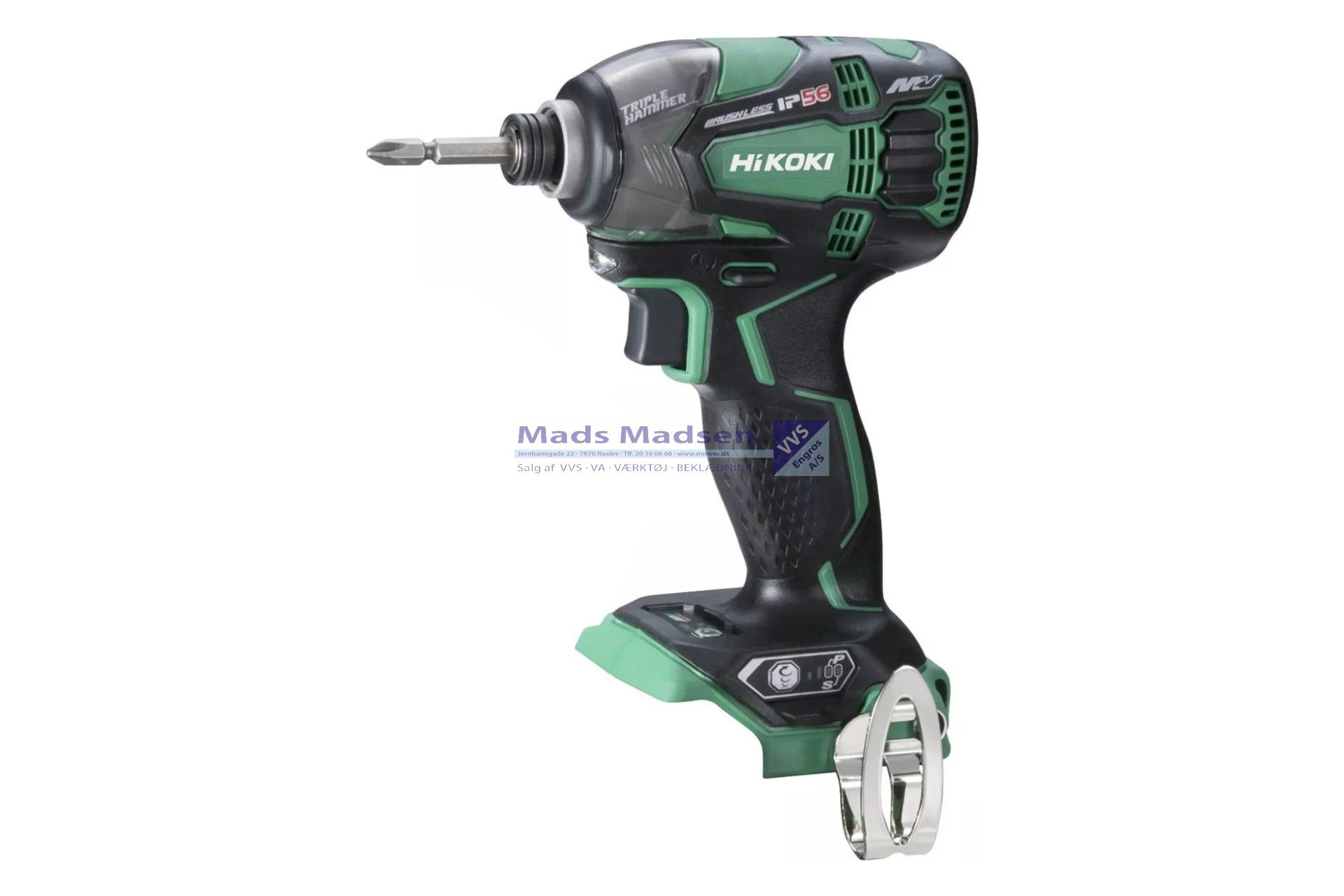 Hitachi / Hikoki Slagskruemaskine WH36DC 36V MULTIVOLT kulfri TOOL ONLY