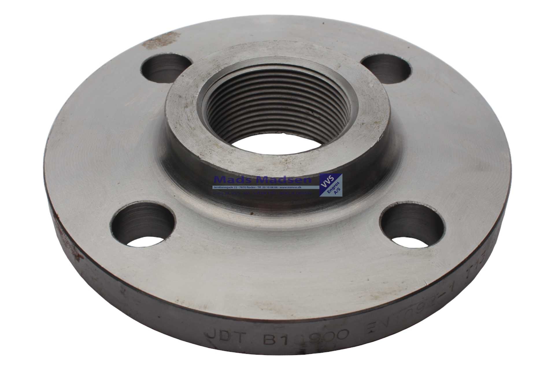 1 1/4" gevindflange DIN 2566