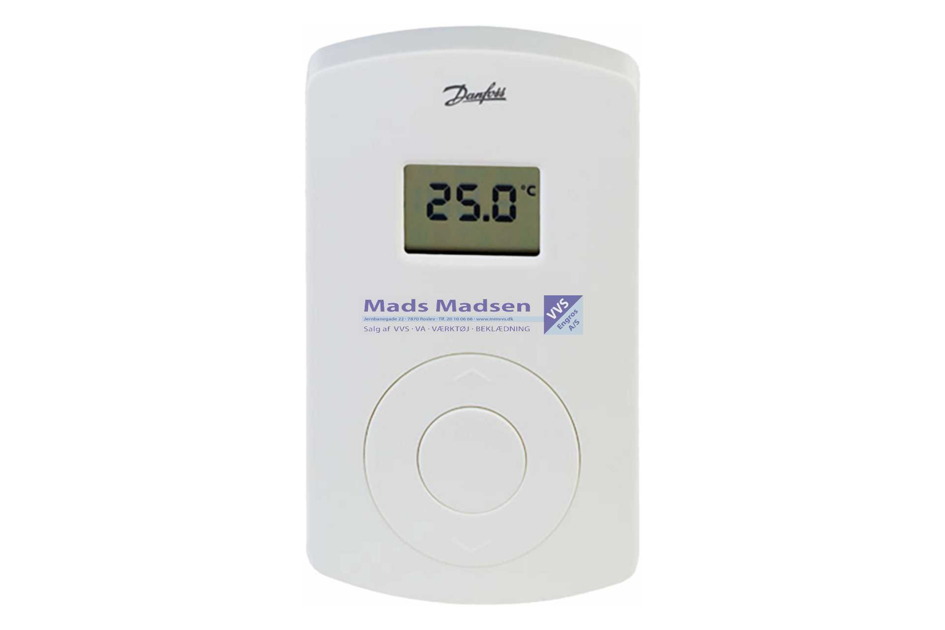Danfoss rumtermostat m/gulv sensor