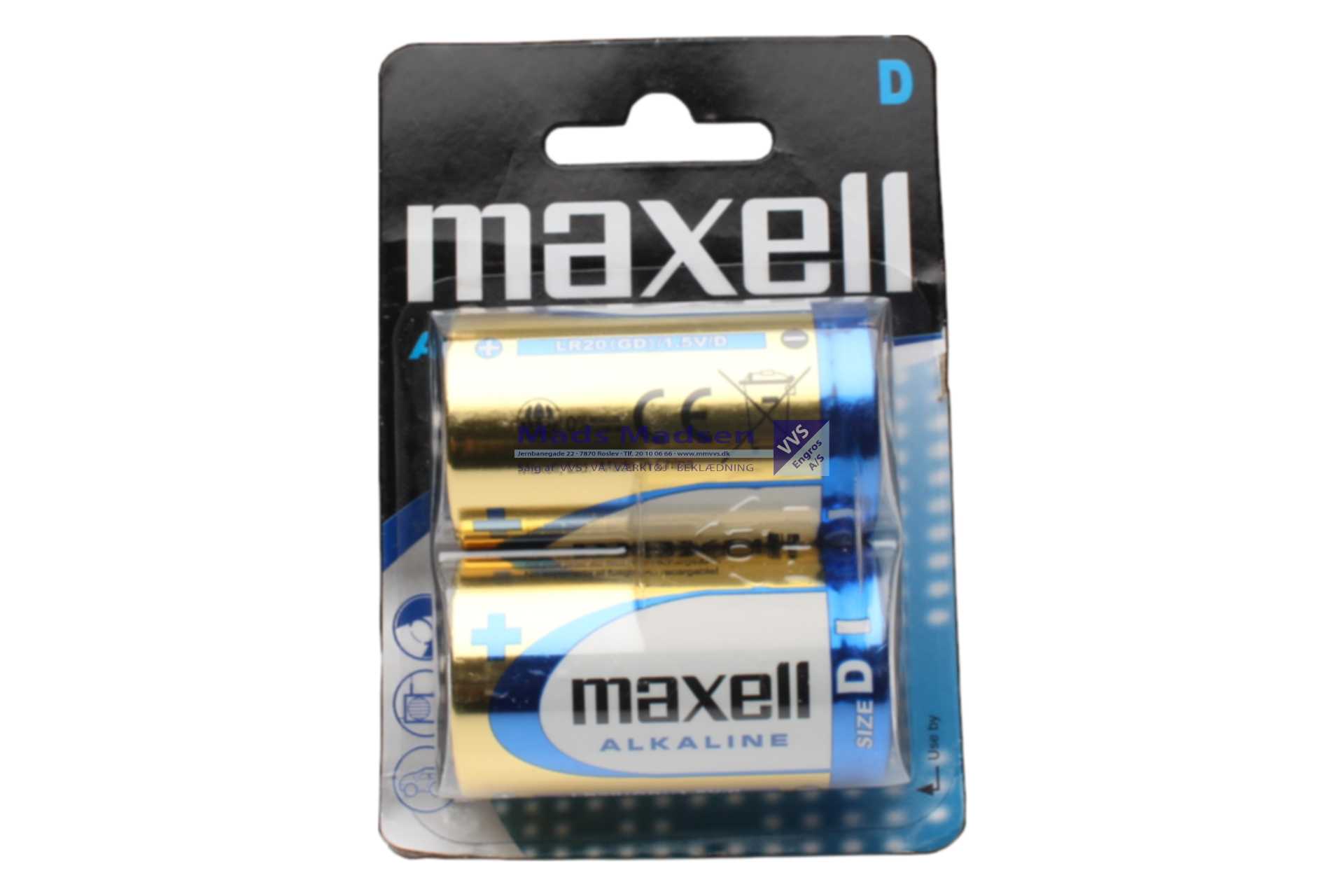 Alkaline Batteri 1,5V D LR20-1 (2)