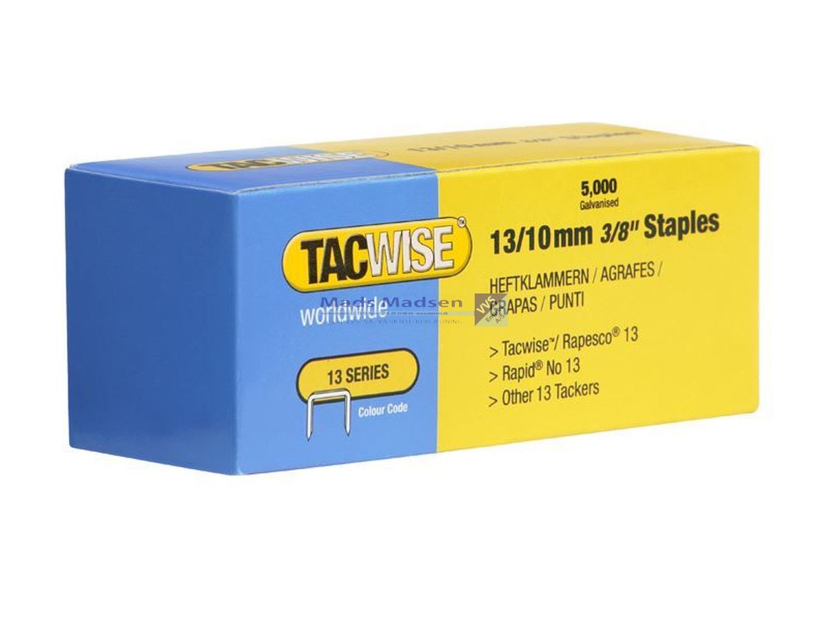 Tacwise hæfteklammer 13/10 á 5000 stk 0235