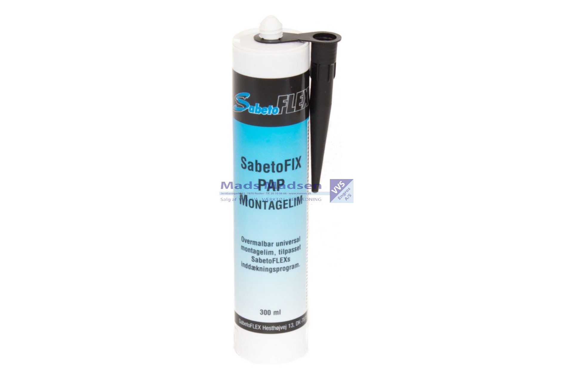 Montagelim SabetoFIX SORT á 290 ml. *NETTOPRIS*