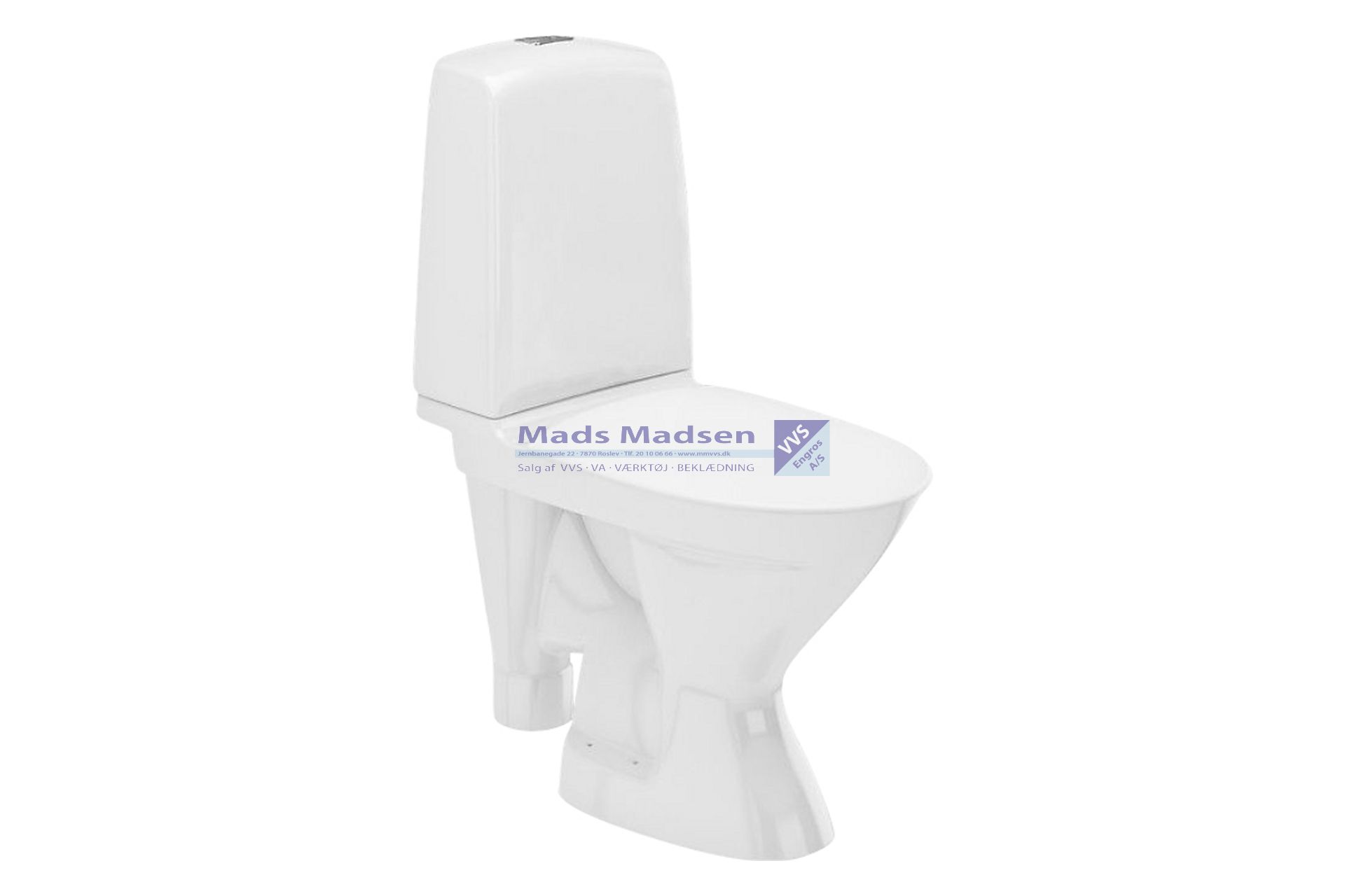 Ifø Spira Rimfree gulvstående toilet m/åben S-lås, uden skyllekant, 4/2 liter skyllevolume 6270 (S)