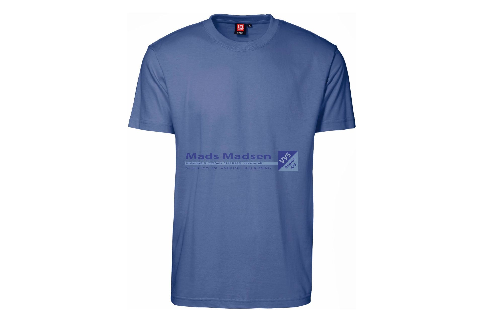 T-Shirt 0510 Indigo Str. M *NETTOPRIS* (S)