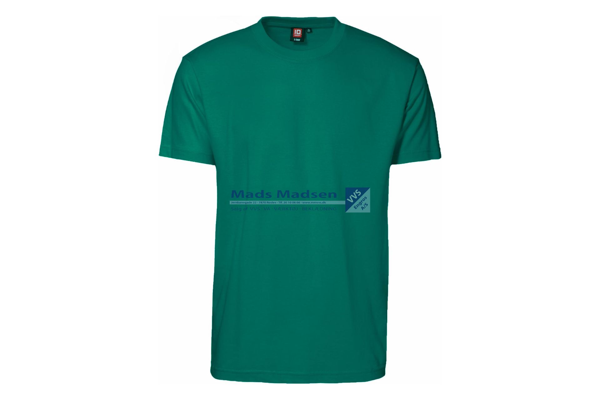 T-Shirt 0510 Grøn Str. 4XL *NETTOPRIS* (S)